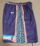 NBA Phoenix Suns fashion design shorts Violet imprimé